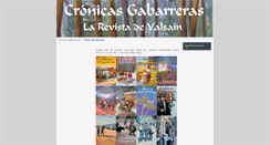 Desktop Screenshot of cronicasgabarreras.com